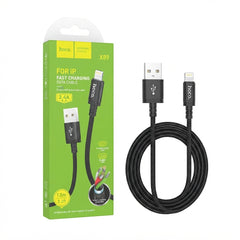 Hoco X89 2.4A USB to IP Fast Charging and Data Cable (1.0m)