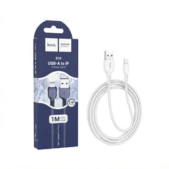 Hoco X20 Snowy Spirit USB-A to IP Charging and Data Cable (1m)