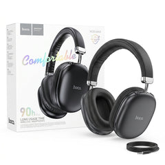 Hoco W35 Max Hi-Fi Wireless Bluetooth Over-Ear Headphones (Black)