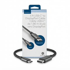 Insignia™ 6' USB-C to DisplayPort Cable – 4K 60Hz, Black