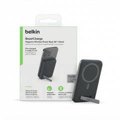 Belkin BoostCharge Magnetic Wireless Power Bank 5K with Stand – MagSafe Compatible