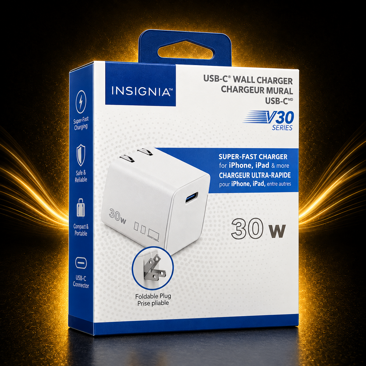 Insignia 30W USB-C Wall Charger – V30 Series
