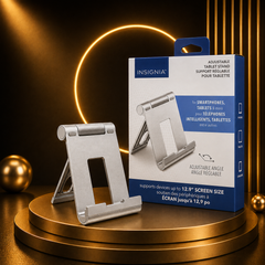 Insignia Adjustable Tablet Stand – Up to 12.9" | Adjustable Angle