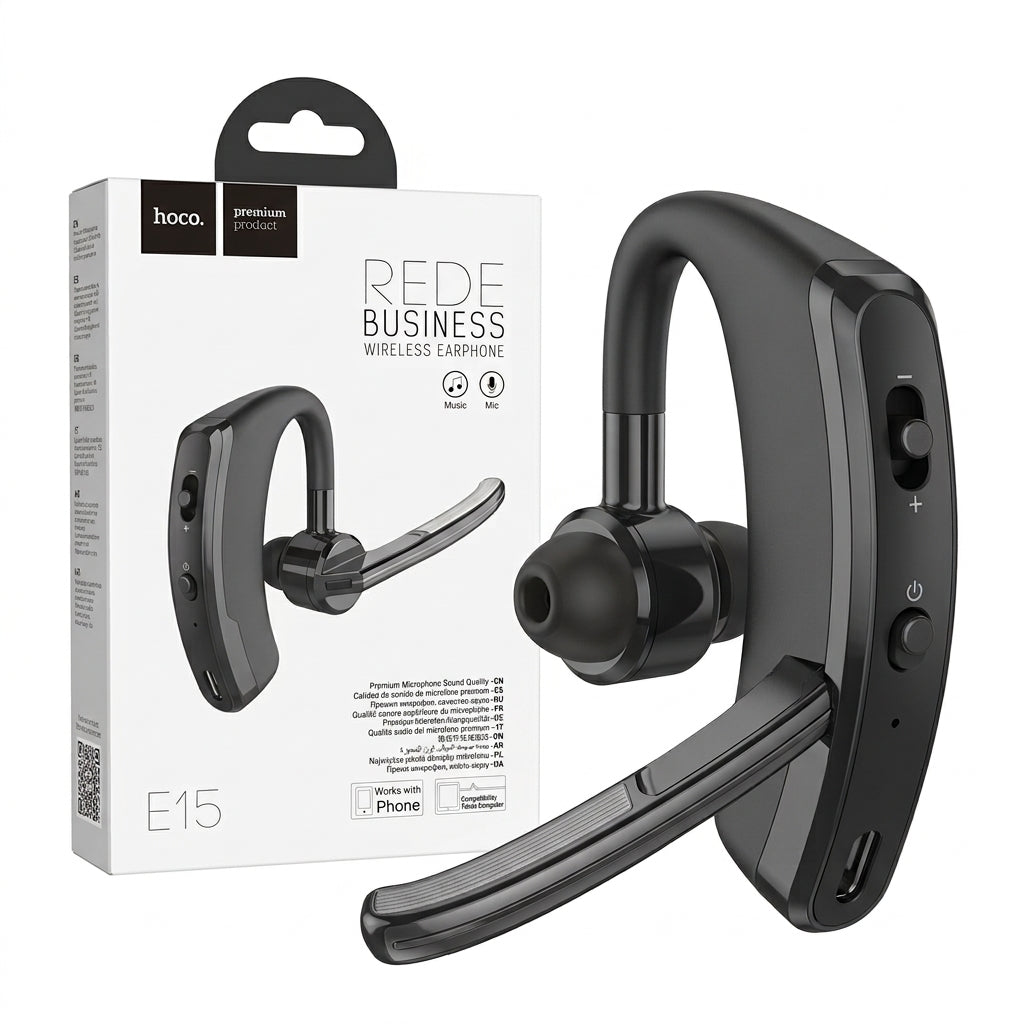 Hoco E15 Rede Business Wireless Bluetooth Earphone and Hands-Free Headset