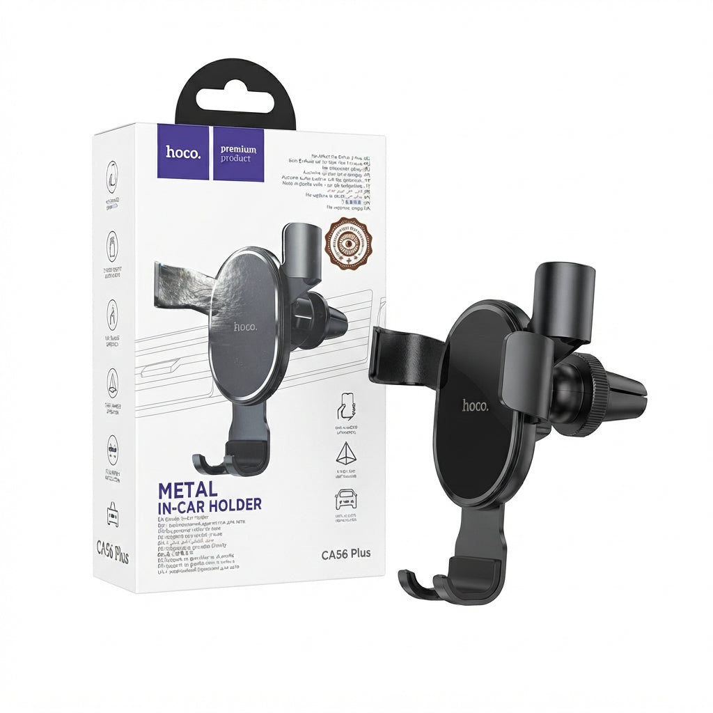 Hoco CA56 Plus Metal Gravity In-Car Phone Holder and Air Vent Mount