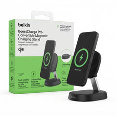 Belkin BoostCharge Pro Convertible Magnetic Charging Stand – Qi2 15W