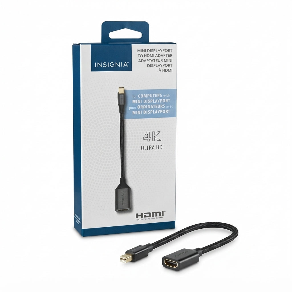 Insignia Mini DisplayPort to HDMI Adapter – 4K Ultra HD