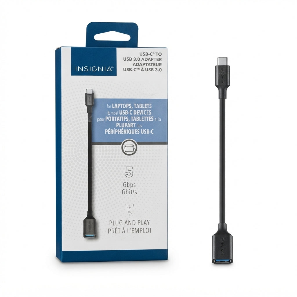 Insignia USB-C to USB 3.0 Adapter – 5Gbps