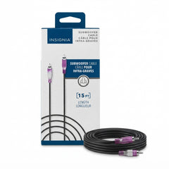 Insignia 15 ft Subwoofer Cable – RCA Audio Cable
