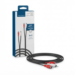 Insignia 6' Stereo Audio RCA Cable – Black | Red & White RCA Male-to-Male