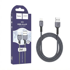 Hoco X20 Snowy Spirit USB-A to IP Charging and Data Cable (3m)