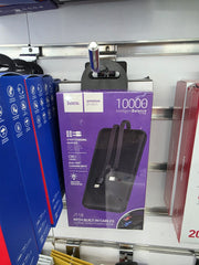 HOCO J118 1000mAh Ultra-Thin Power Bank with Built-in Cables