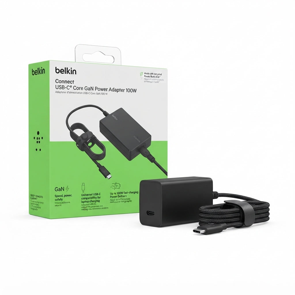 Belkin Connect USB-C Core GaN Power Adapter 100W