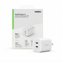 Belkin BoostCharge Pro 45W GaN Dual USB-C Wall Charger