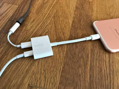 Belkin 3.5mm Audio + Charge RockStar – Lightning Adapter for iPhone
